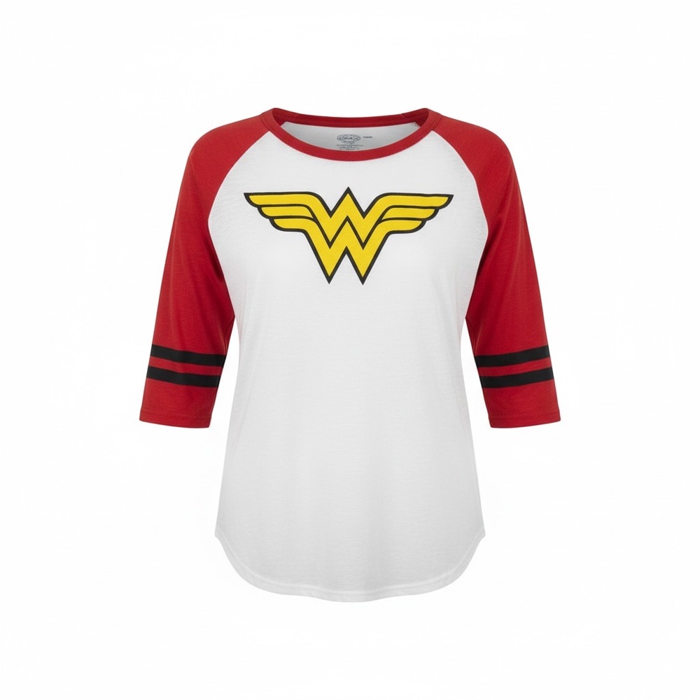NWOT DC Red and White Wonder Tee